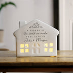 Personalised Floral LED House - Shop LED Lighting At Gift Moments - 3