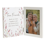 Personalised Floral Wooden Hinged 6x4 Photo Frame: 5 - Photo Frames By Gift Moments