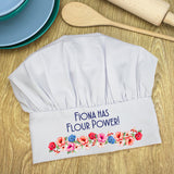 Personalised Flour Power Chef Hat: 2 - Chef Hats By Gift Moments