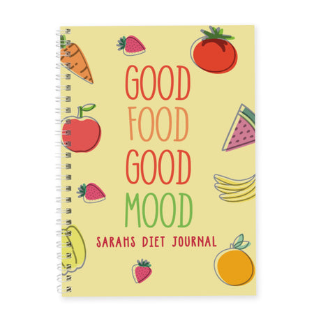 Personalised Food Diary: 5 - Diaries By Gift Moments