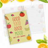 Personalised Food Diary: 6 - Diaries By Gift Moments
