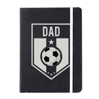 Personalised Football Badge Black Notebook - Shop Notebooks At Gift Moments - 4