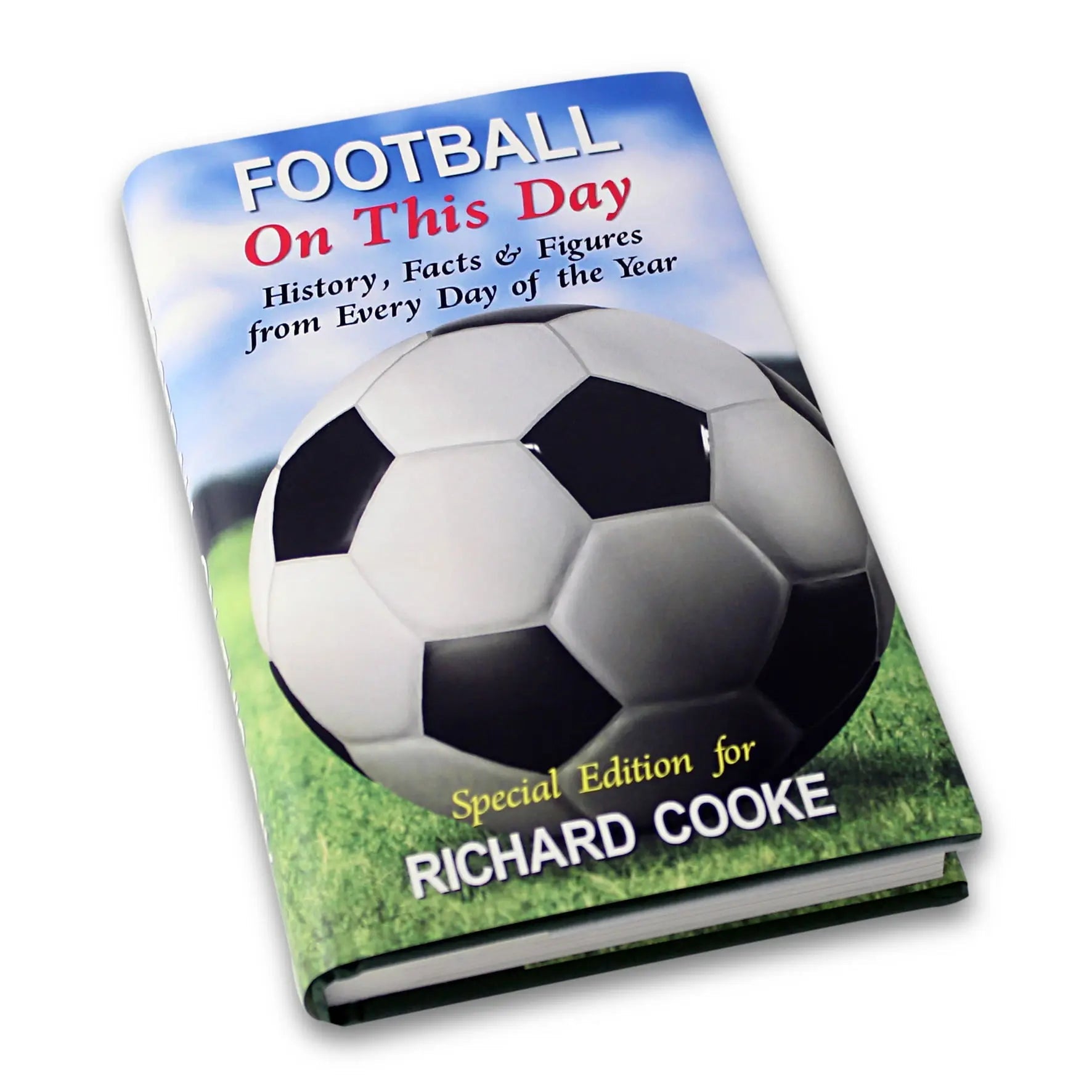 Personalised Football On This Day Book - Shop Books At Gift Moments - 2