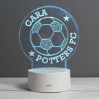 Personalised Football LED Colour Changing Desk Night Light - Shop LED Lighting At Gift Moments - 5