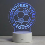 Personalised Football LED Colour Changing Desk Night Light - Shop LED Lighting At Gift Moments - 3