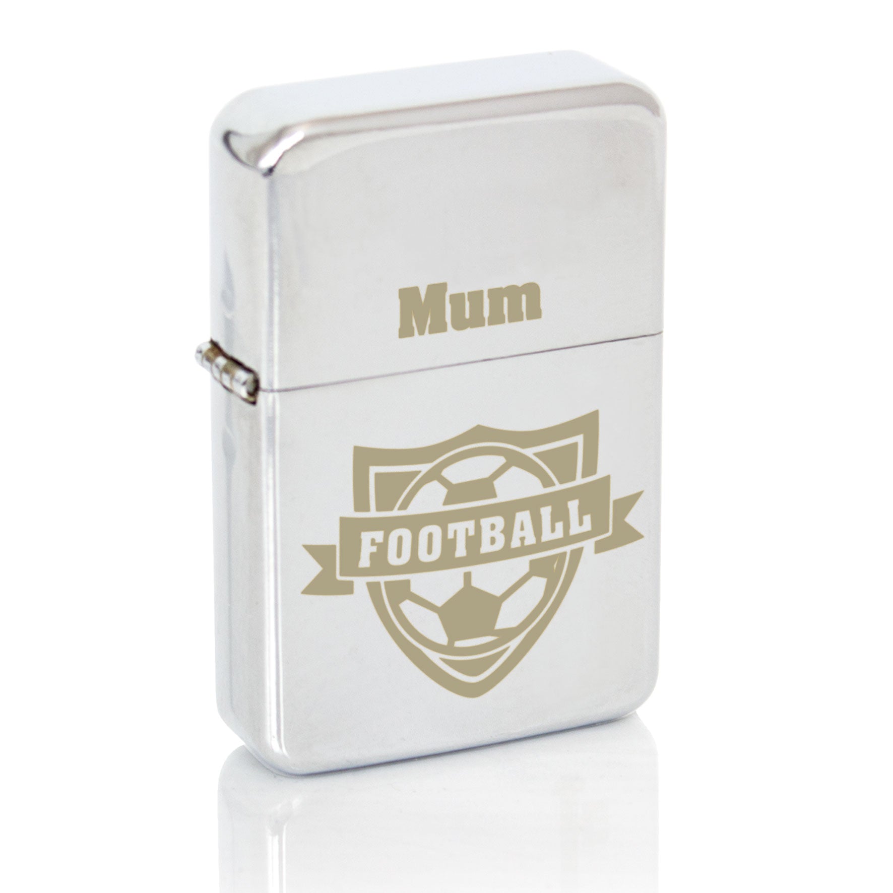 Personalised Football Lighter: 3 - Smoking Accessories By Gift Moments