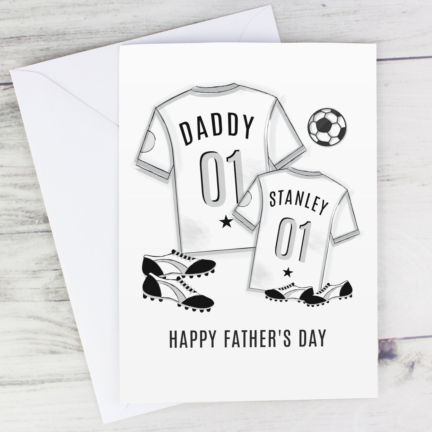 Personalised Football Mini Me Card: 1 - Greeting Cards By Gift Moments