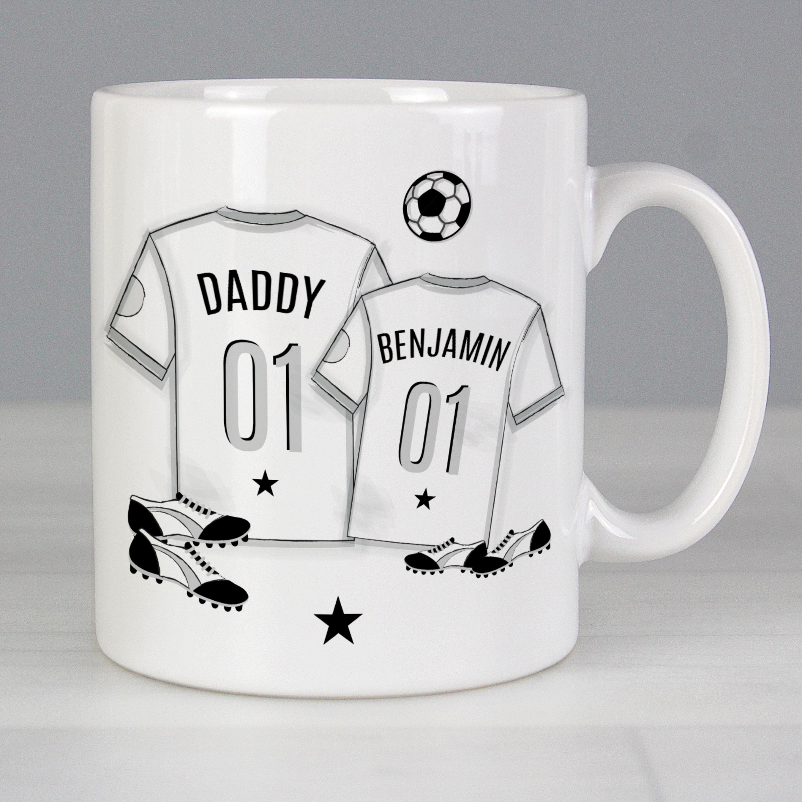 Personalised Football Mini Me Mug - Shop Mugs At Gift Moments - 1