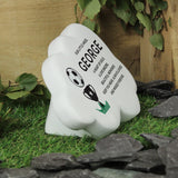 Personalised Football Resin Memorial Cloud: 3 - Memorials By Gift Moments