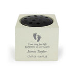 Personalised Footprints Memorial Vase - Shop Memorials At Gift Moments - 2