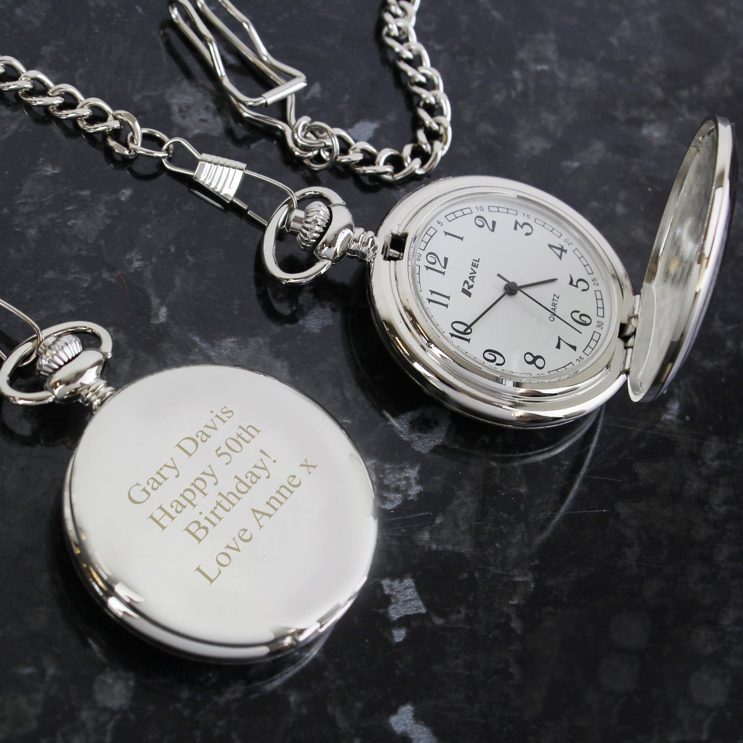 Personalised Formal Pocket Fob Watch: 3 - Watches By Gift Moments