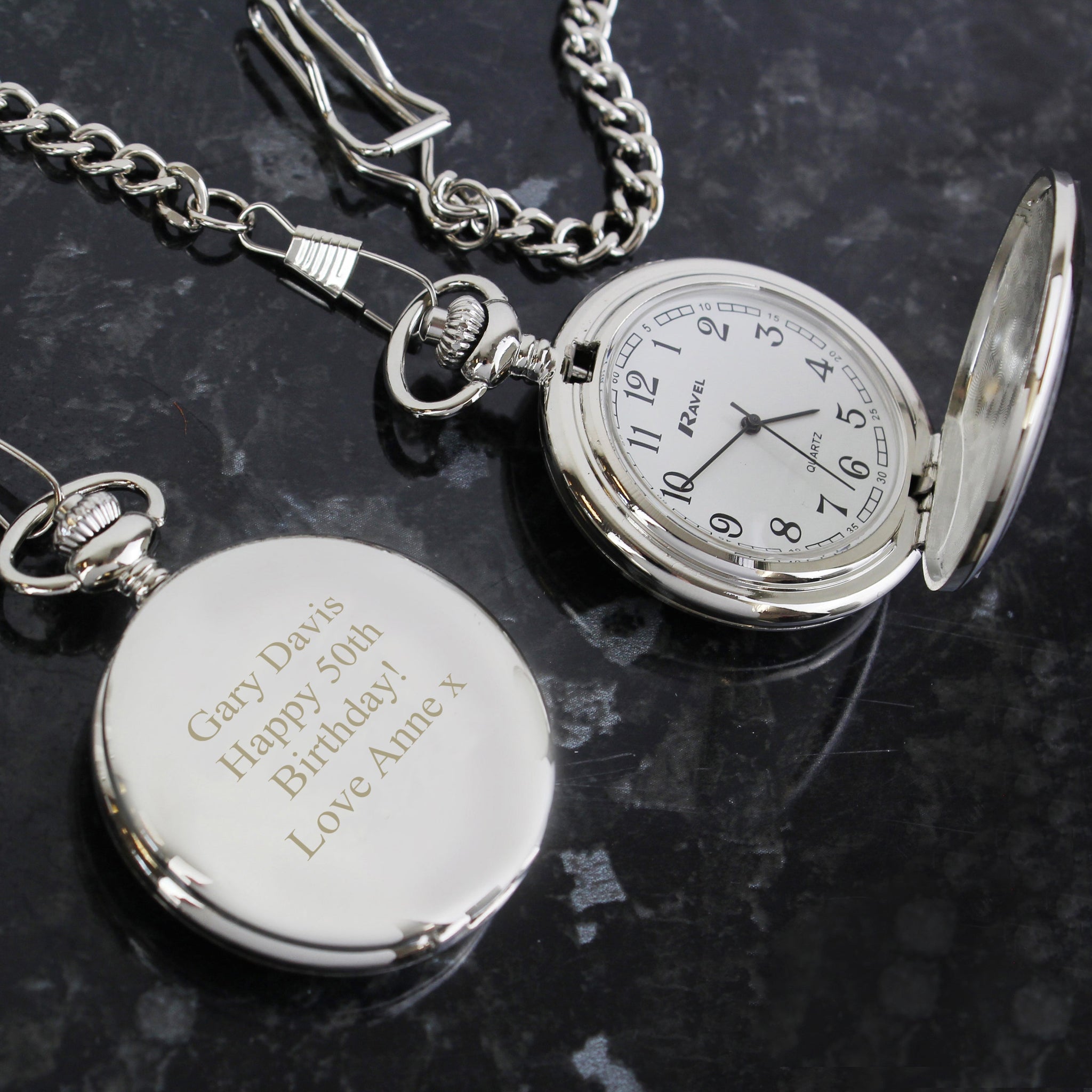 Personalised Formal Pocket Fob Watch: 3 - Watches By Gift Moments