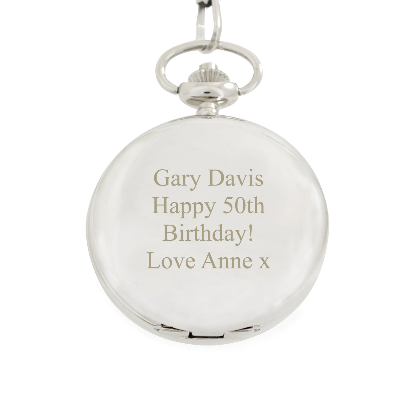 Personalised Formal Pocket Fob Watch: 5 - Watches By Gift Moments
