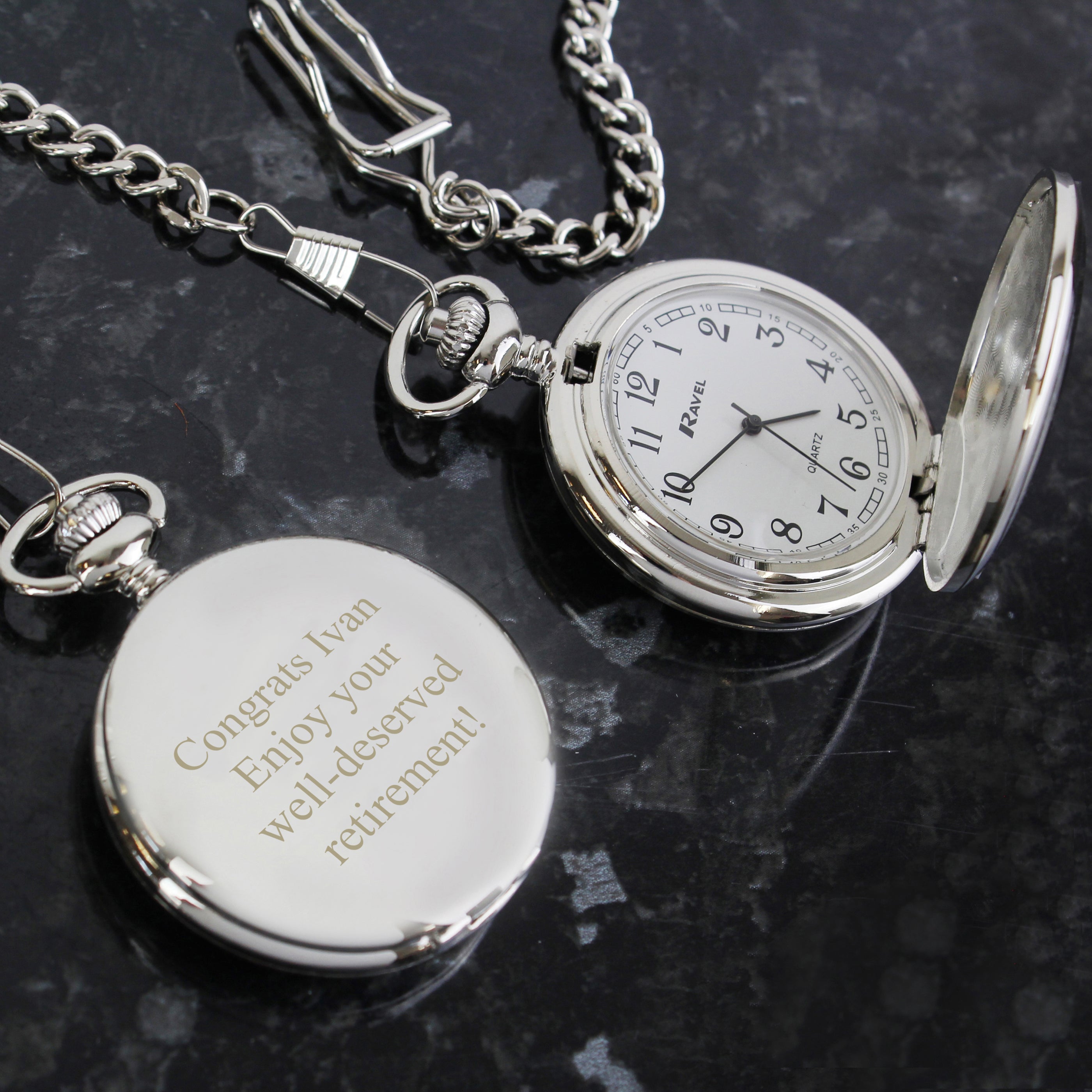 Personalised Formal Pocket Fob Watch - Shop Watches At Gift Moments - 2