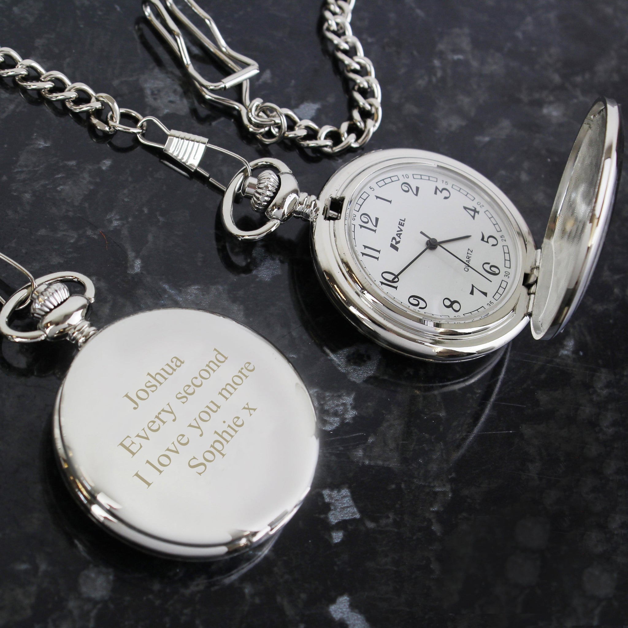 Personalised Formal Pocket Fob Watch: 1 - Watches By Gift Moments