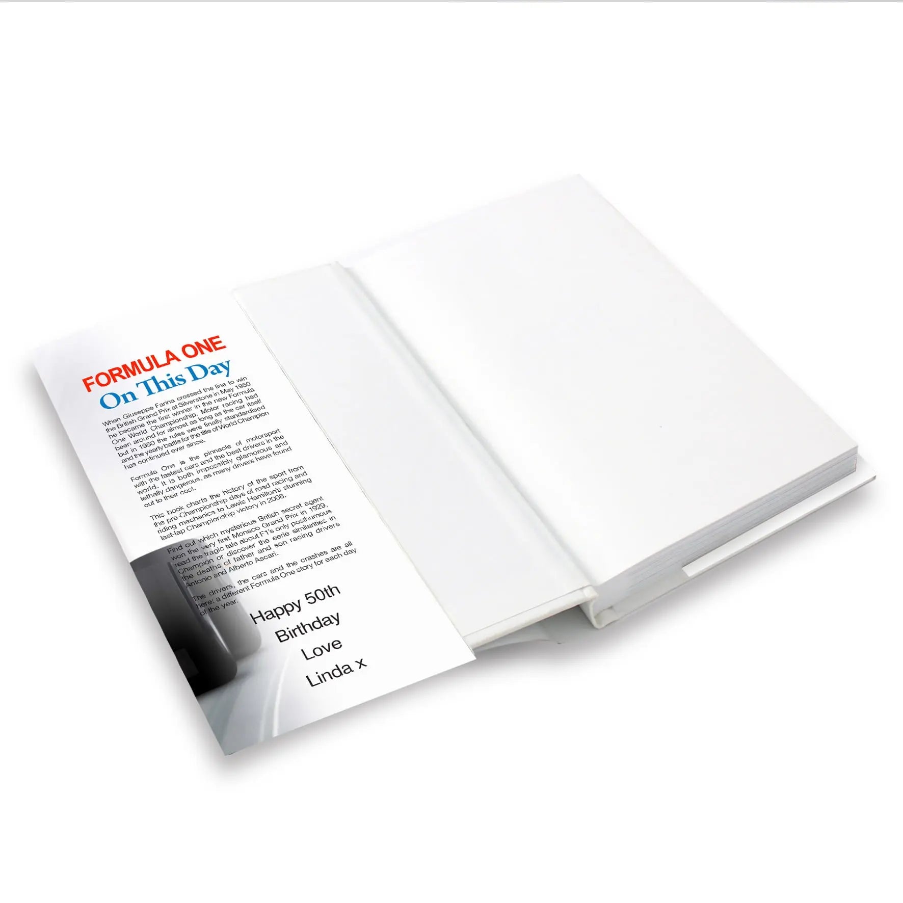 Personalised Formula 1 On This Day Book: 3 - Books By Gift Moments