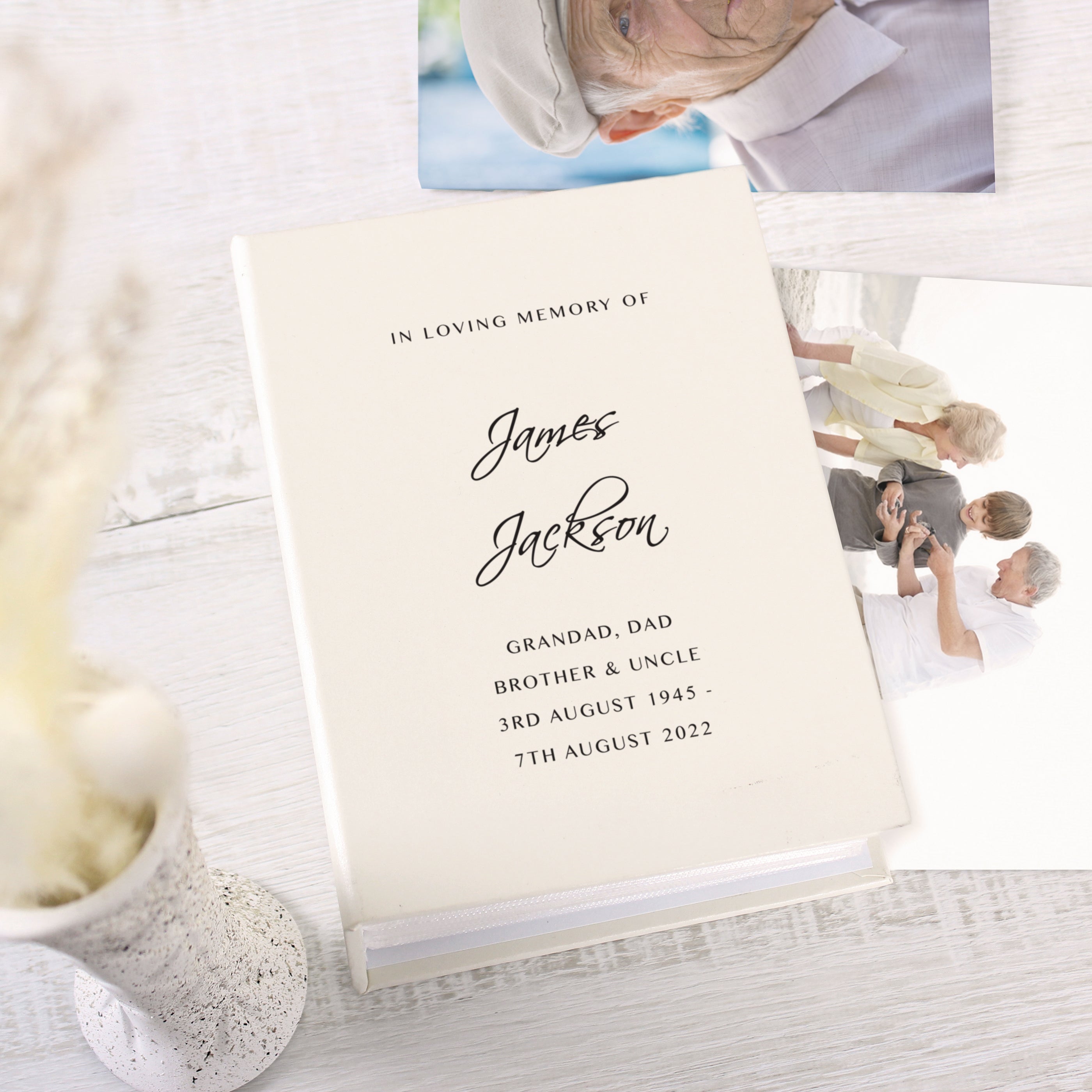 Personalised Free Text 6x4 Photo Album with Sleeves - Shop Photo Albums At Gift Moments - 2