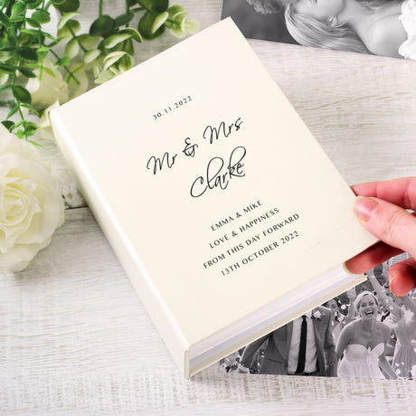 Personalised Free Text 6x4 Photo Album with Sleeves: 3 Photo Albums By Gift Moments