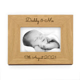 Personalised Free Text 6x4 Wooden Photo Frame: 2 - Photo Frames By Gift Moments