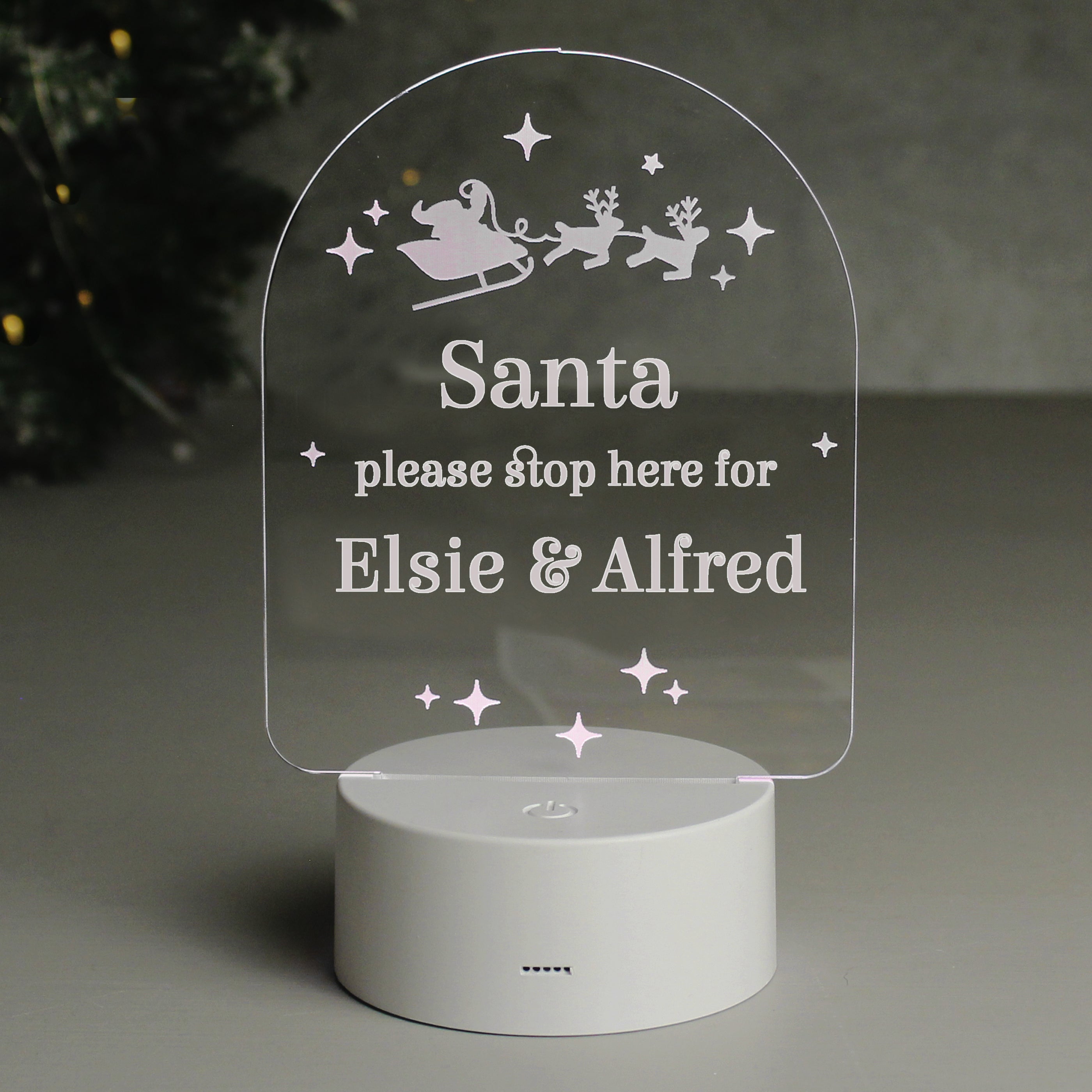 Personalised Free Text Christmas LED Light - Shop LED Lighting At Gift Moments - 3
