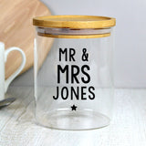 Personalised Free Text Glass Jar with Bamboo Lid: 5 - Storage By Gift Moments