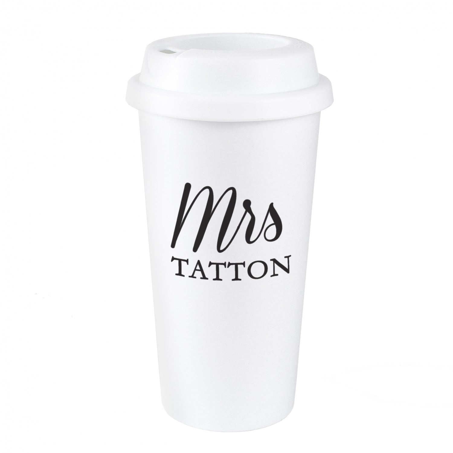 Personalised Free Text Insulated Reusable Eco Travel Cup: 4 - Travel Mugs By Gift Moments