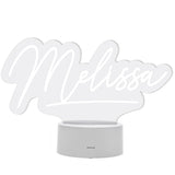 Personalised Free Text LED Colour Changing Desk Night Light: 8 - LED Lighting By Gift Moments