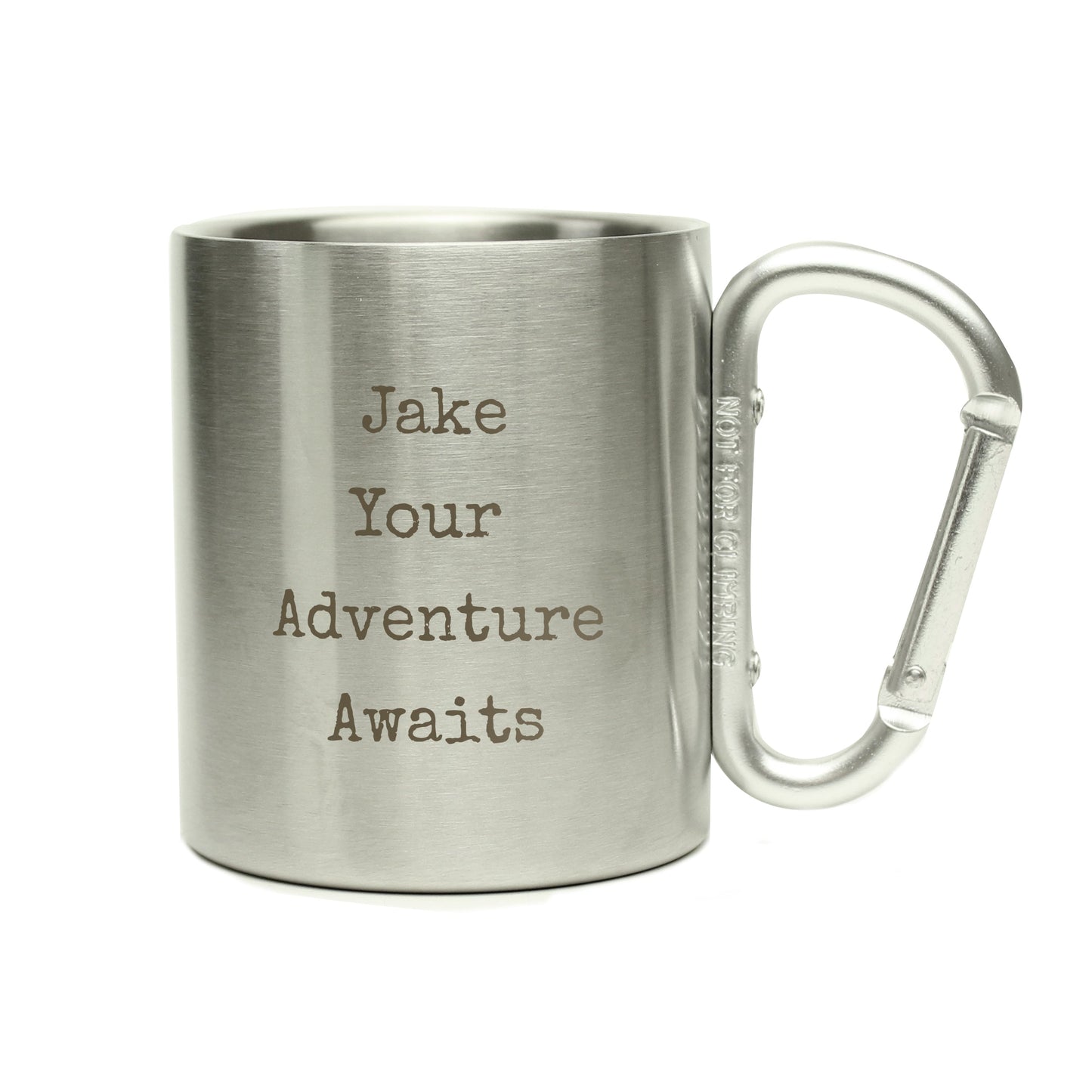 Personalised Free Text Metal Mug: 5 - Outdoor Mugs By Gift Moments
