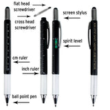 Personalised Free Text Multi Tool Pen: 6 - Pens & Pencils By Gift Moments