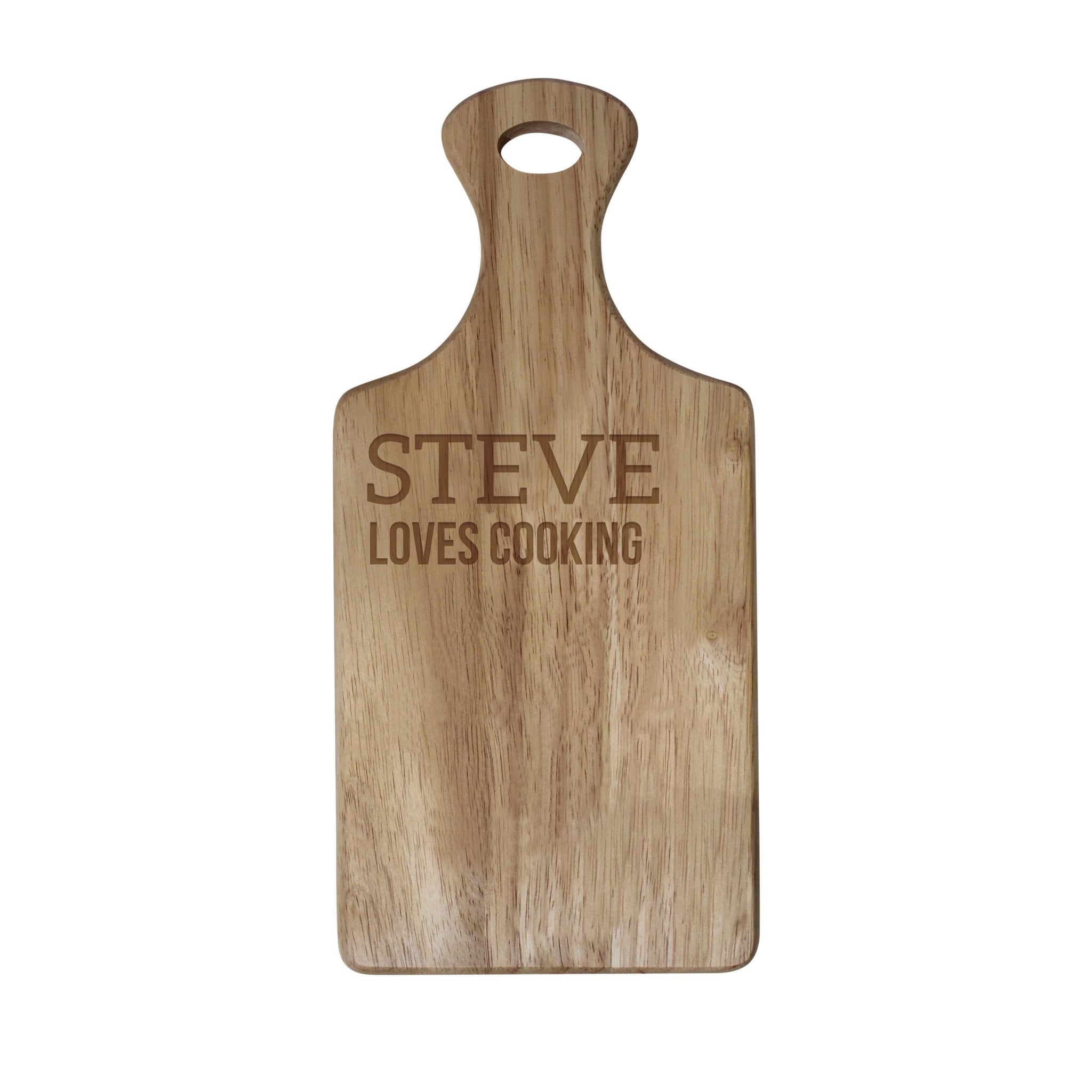 Personalised Free Text Paddle Board: 4 - Chopping Boards By Gift Moments