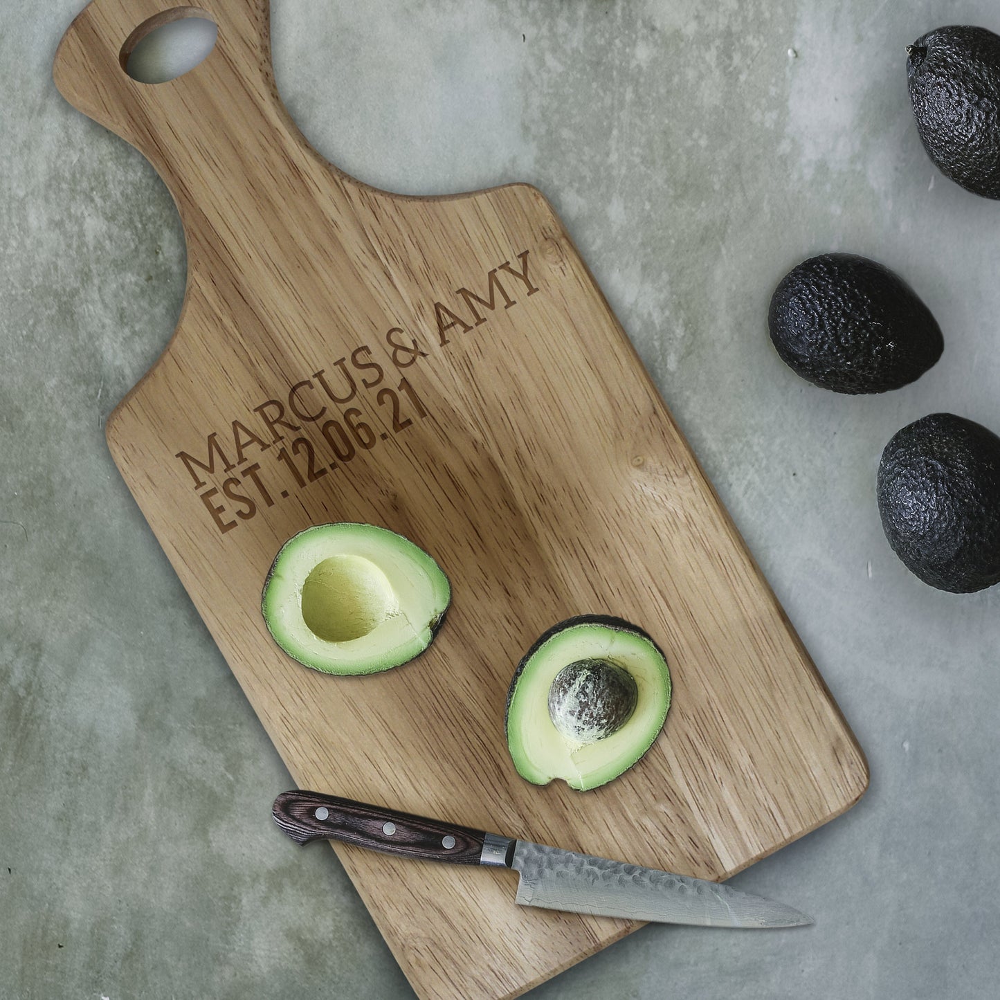 Personalised Free Text Paddle Board: 3 - Chopping Boards By Gift Moments