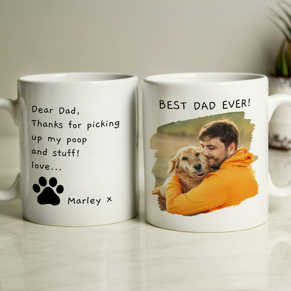 Personalised Free Text Pet Photo Upload Mug: 1 Mugs By Gift Moments
