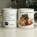 Personalised Free Text Pet Photo Upload Mug: 4 Mugs By Gift Moments