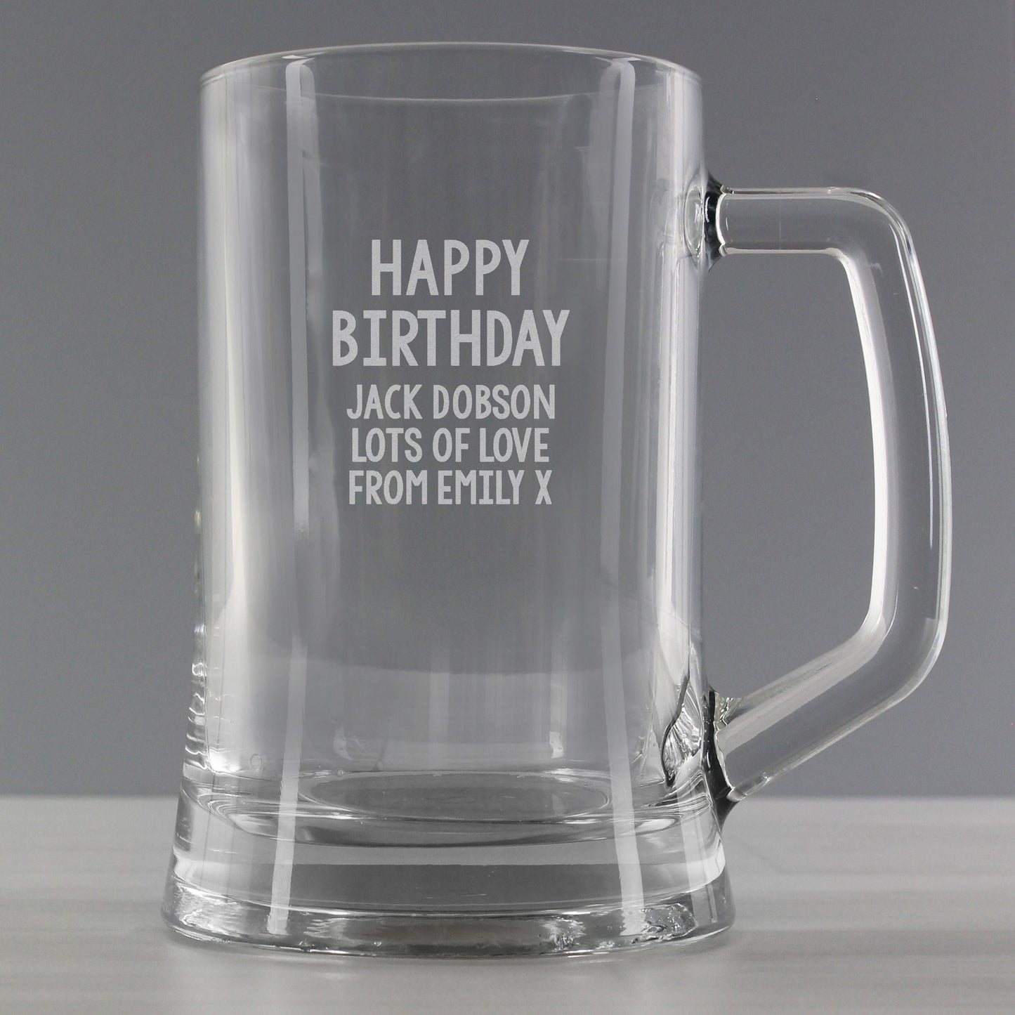 Personalised Free Text Pint Stern Tankard: 5 - Tankards By Gift Moments