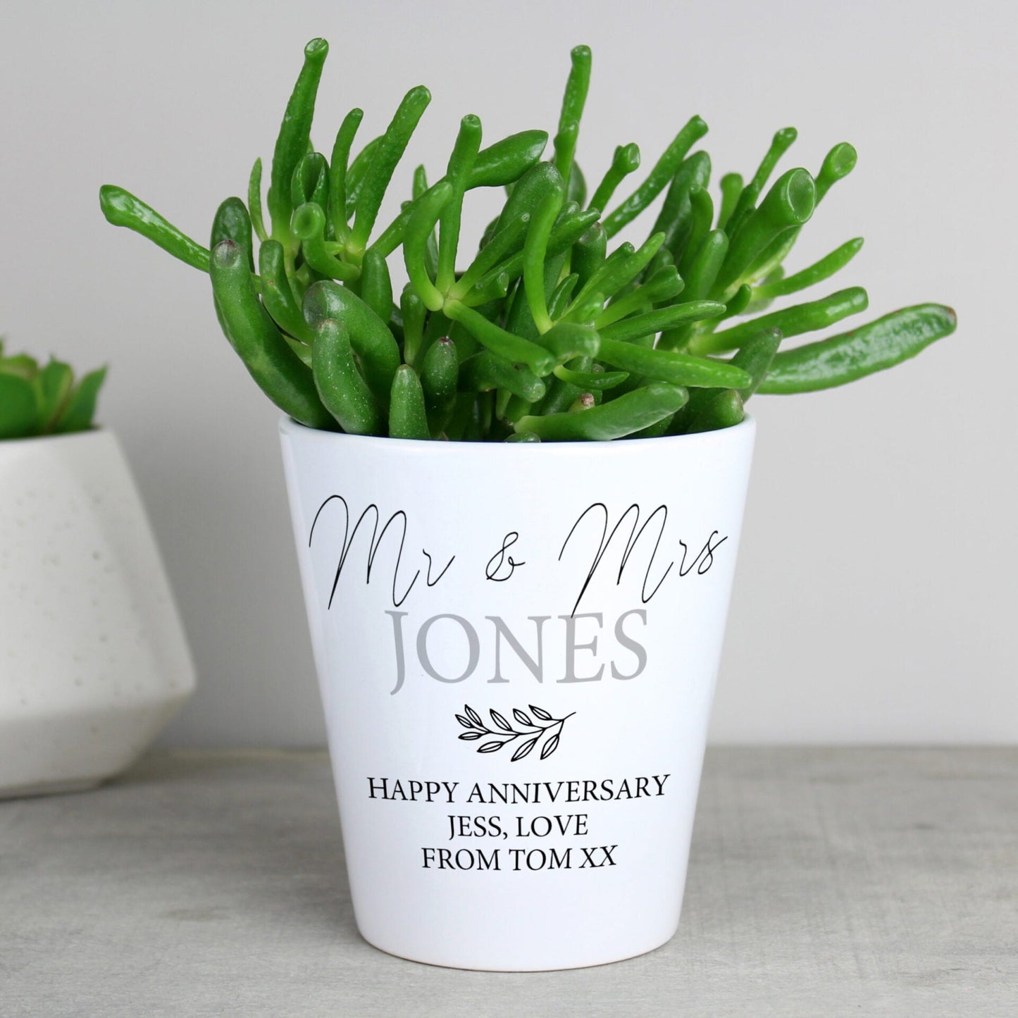Personalised Free Text Plant Pot: 6 - Pots & Planters By Gift Moments