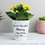 Personalised Free Text Plant Pot: 3 - Pots & Planters By Gift Moments