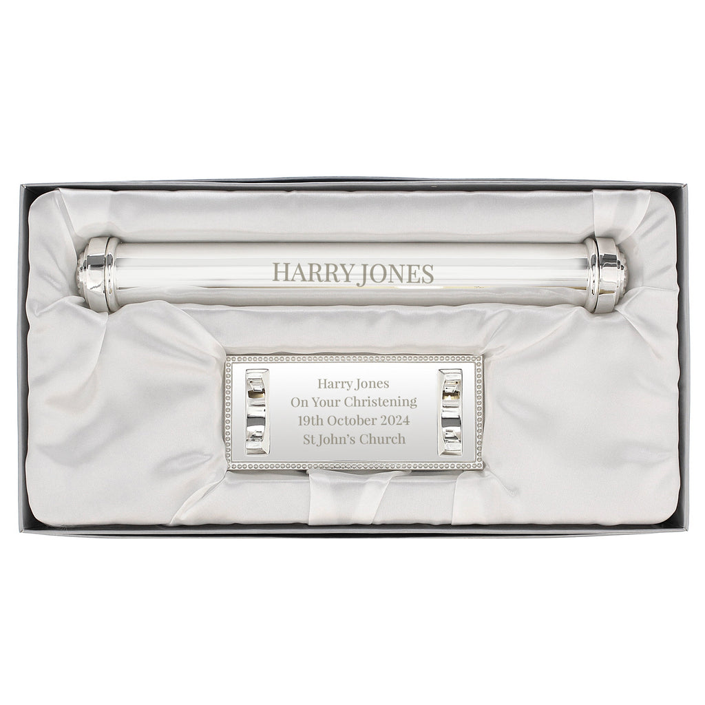 Personalised Free Text Silver Plated Certificate Holder - Shop Certificate Holders At Gift Moments - 11