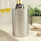Personalised Free Text Wine Cooler: 3 Barware By Gift Moments