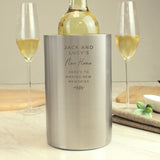 Personalised Free Text Wine Cooler: 4 Barware By Gift Moments