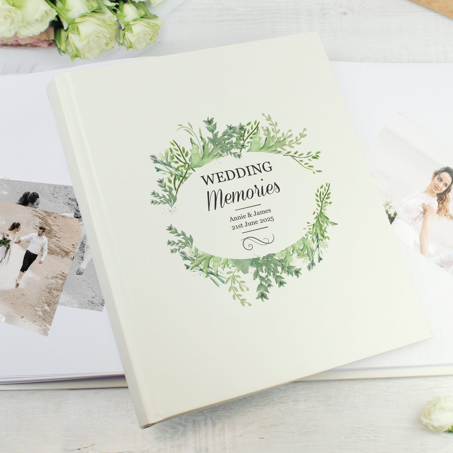 Personalised Fresh Botanical Traditional Photo Album: 4 - Photo Albums By Gift Moments
