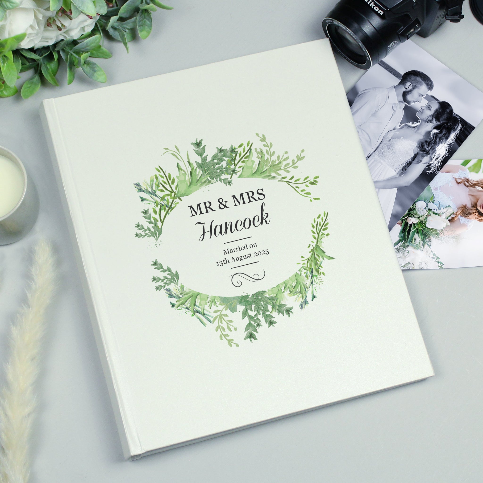 Personalised Fresh Botanical Traditional Photo Album: 1 - Photo Albums By Gift Moments