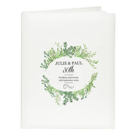 Personalised Fresh Botanical Traditional Photo Album: 5 - Photo Albums By Gift Moments