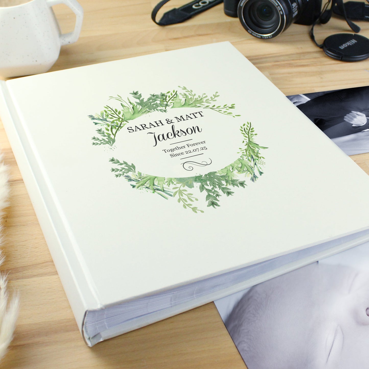 Personalised Fresh Botanical Traditional Photo Album: 2 - Photo Albums By Gift Moments