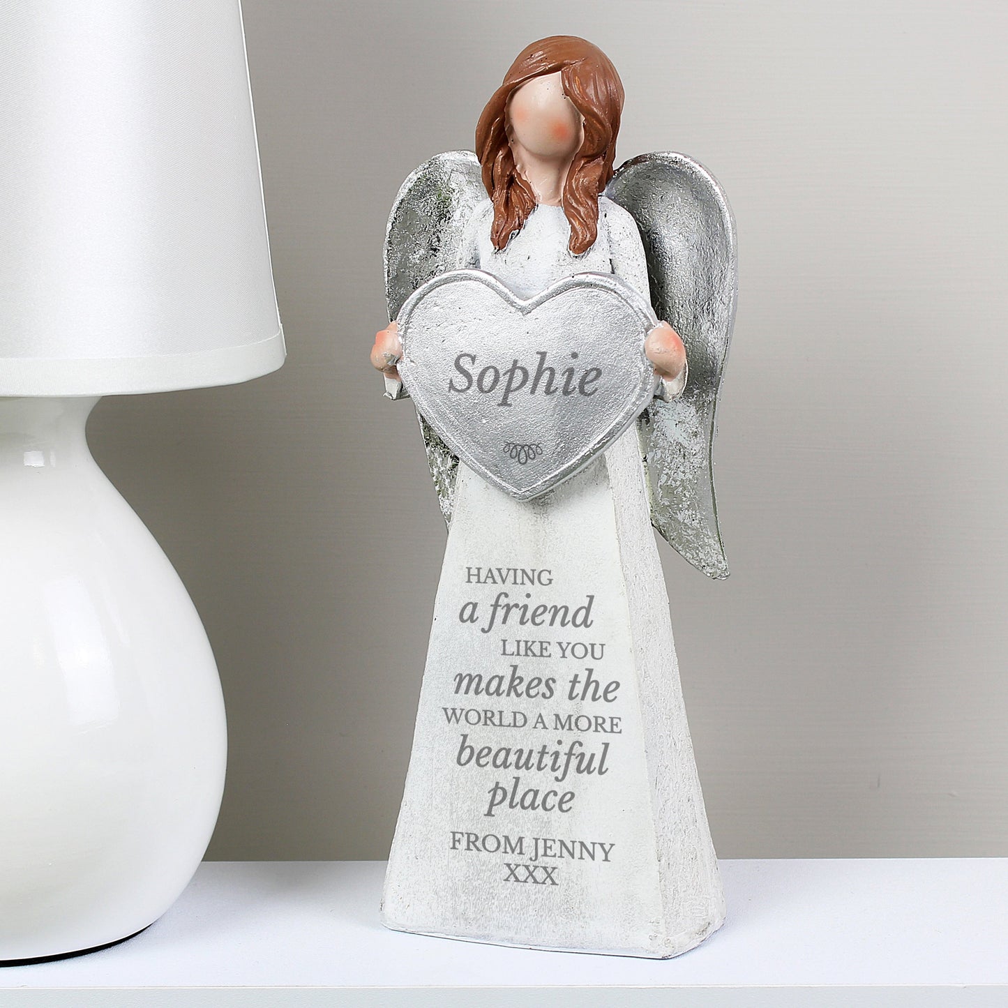 Personalised A Friend Like You Angel Ornament: 1 - Ornaments By Gift Moments