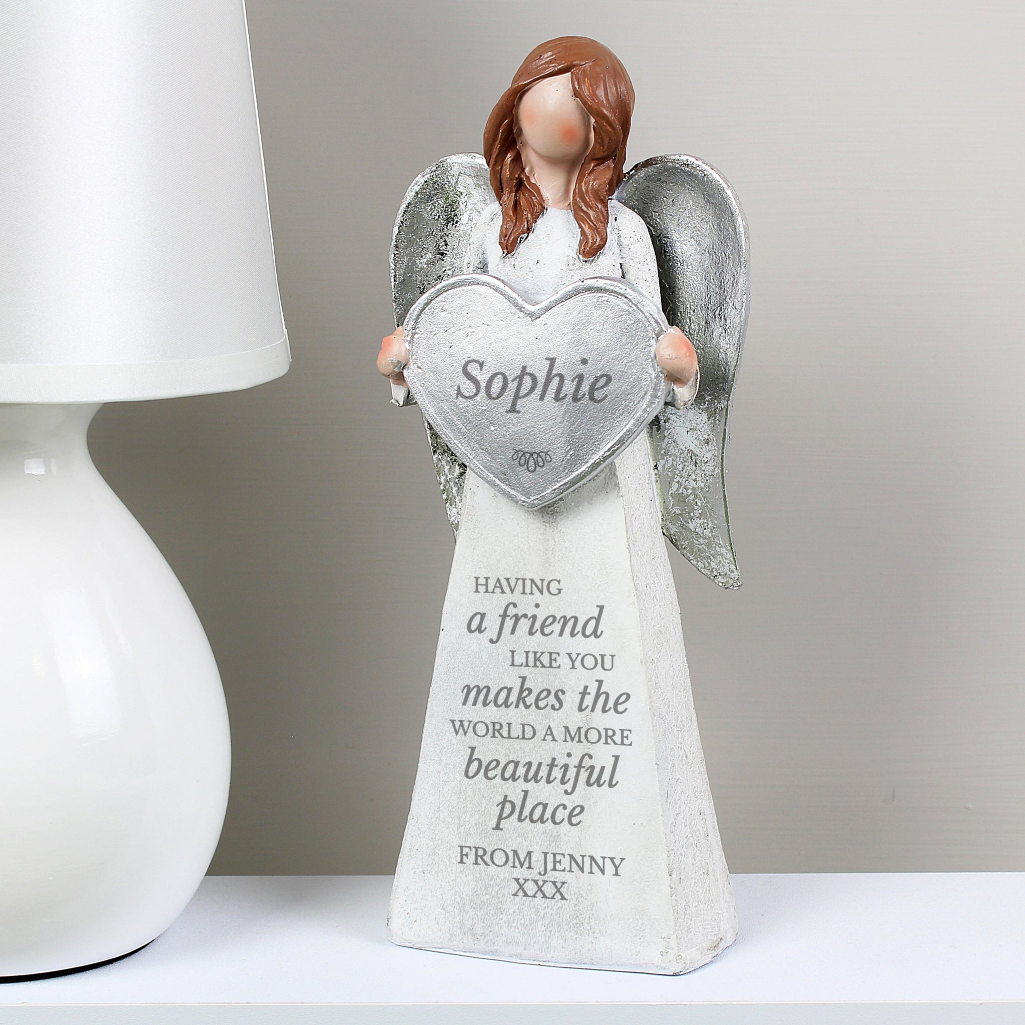 Personalised A Friend Like You Angel Ornament: 1 - Ornaments By Gift Moments