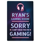 Personalised Gamer Warning Metal Sign - Shop Signs & Plaques At Gift Moments - 4