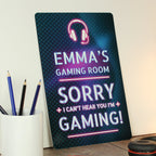 Personalised Gamer Warning Metal Sign - Shop Signs & Plaques At Gift Moments - 3