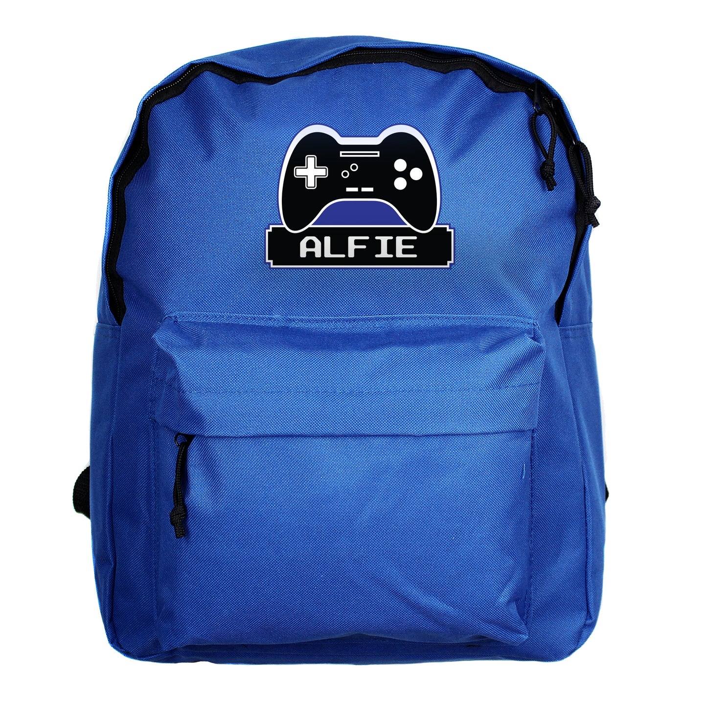 Personalised Gaming Blue Backpack: 3 - Kids Bags By Gift Moments