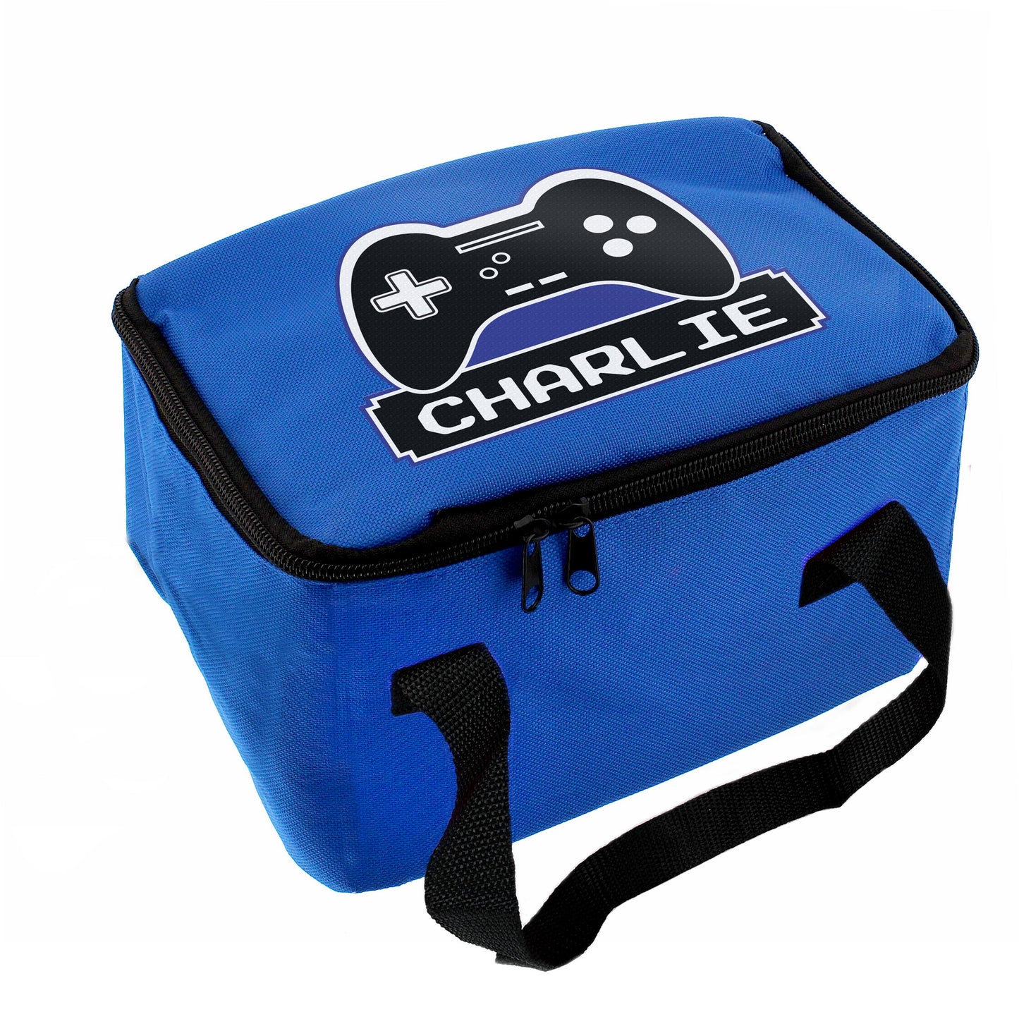 Personalised Gaming Blue Lunch Bag: 3 - Lunch Boxes & Bags By Gift Moments