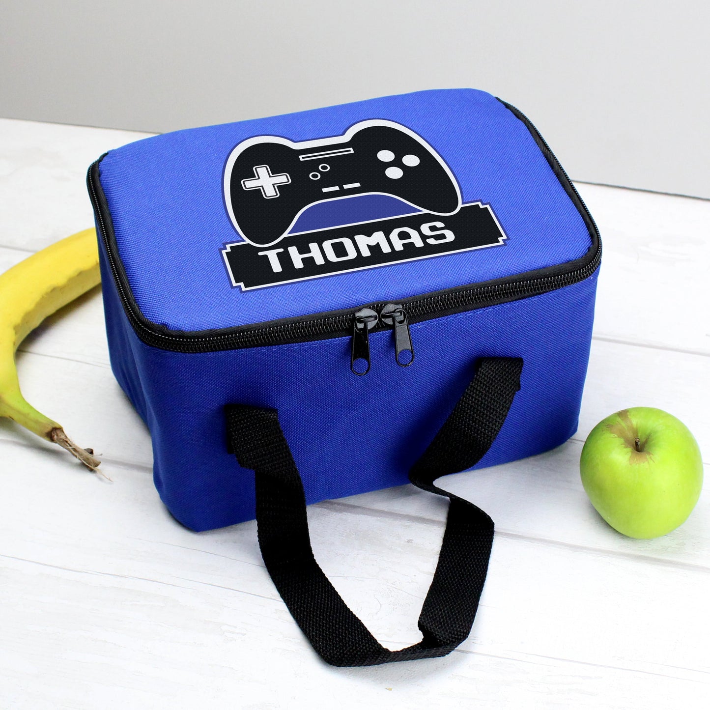 Personalised Gaming Blue Lunch Bag: 2 - Lunch Boxes & Bags By Gift Moments